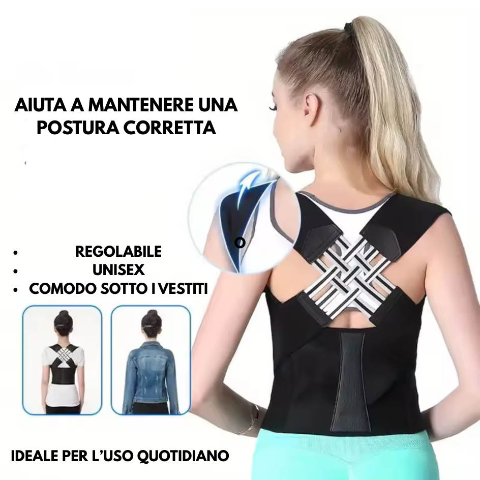 Supporto posturale per schiena e spalle